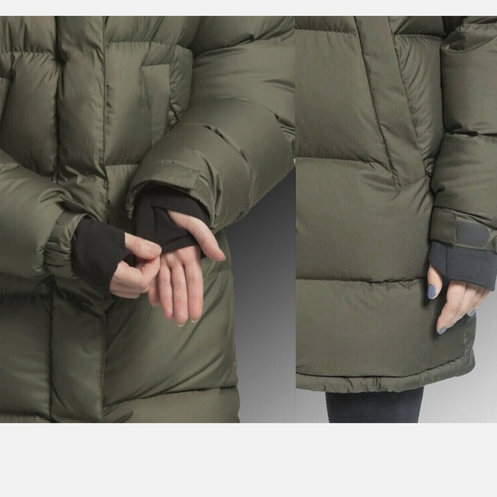 The North Face 800 fill tulpe green Vistaview Women's Green Coat - Picture 4 of 12